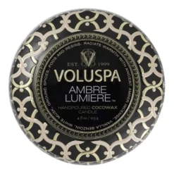 Maison Noir Mini Tin tuoksukynttilä 25 tuntia, Ambre Lumiere