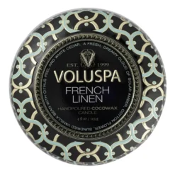 Maison Noir Mini Tin tuoksukynttilä 25 tuntia, French Linen
