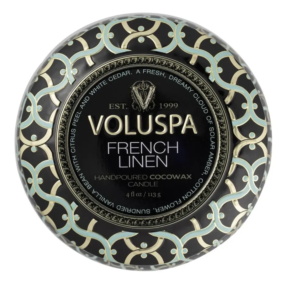 Maison Noir Mini Tin tuoksukynttilä 25 tuntia, French Linen