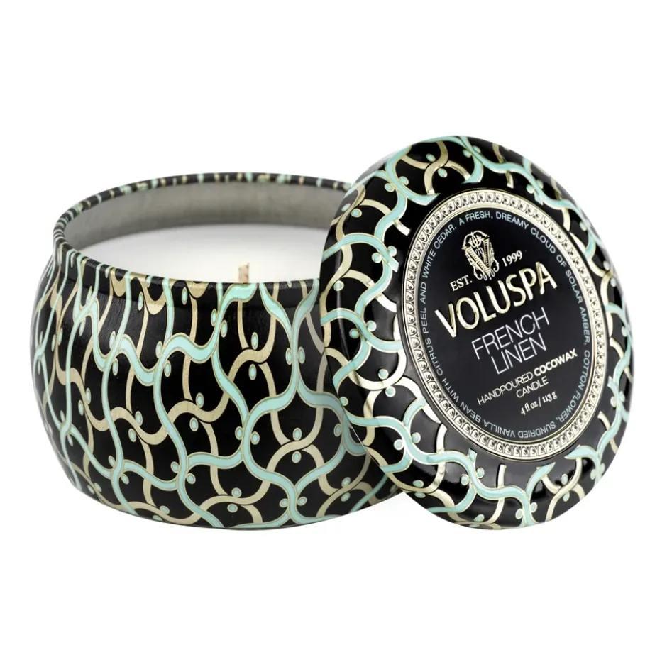 Maison Noir Mini Tin tuoksukynttilä 25 tuntia, French Linen