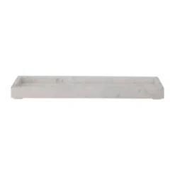 Majsa koristetarjotin 18x38 cm, White marble