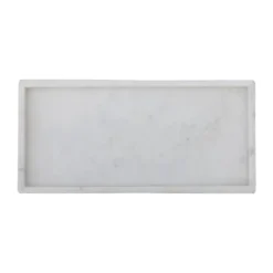 Majsa koristetarjotin 18x38 cm, White marble