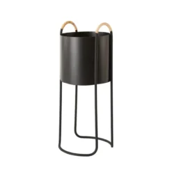 Maki kukkalaatikko korkea 55 cm, Musta