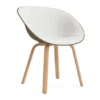 Mat Armchair käsinojatuoli etupuoliverhoiltu , Hallingdal 110-seaweed-beech