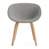 Mat Armchair käsinojatuoli etupuoliverhoiltu , Remix 133-seaweed-beech