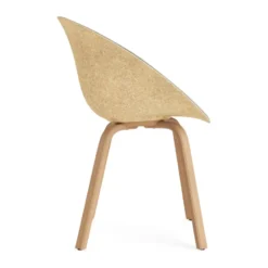 Mat Armchair käsinojatuoli etupuoliverhoiltu , Remix 133-hemp-beech