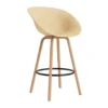 Mat Bar Armchair käsinojallinen tuoli 75 cm, Hemp-beech-black steel