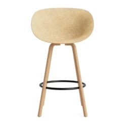 Mat Bar Armchair käsinojallinen tuoli 75 cm, Hemp-beech-black steel