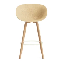 Mat Bar Armchair käsinojallinen tuoli 75 cm, Hemp-beech-cream steel