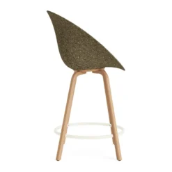Mat Bar Armchair käsinojatuoli 65 cm, Seaweed-pyökki-cream steel