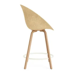 Mat Bar Armchair käsinojatuoli 65 cm, Hemp-beech-cream steel