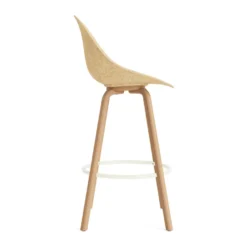 Mat Bar Chair baarituoli 75 cm, Hemp-beech-cream steel
