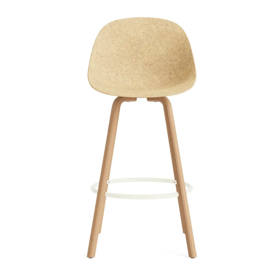Mat Bar Chair baarituoli 75 cm, Hemp-beech-cream steel