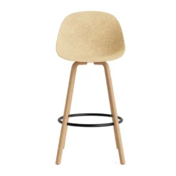 Mat Bar Chair baarituoli 75 cm, Hemp-beech-black steel
