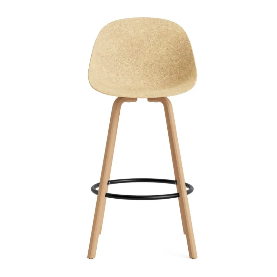 Mat Bar Chair baarituoli 75 cm, Hemp-beech-black steel