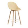 Mat Bar Chair baarituoli 65 cm, Hemp-beech-cream steel