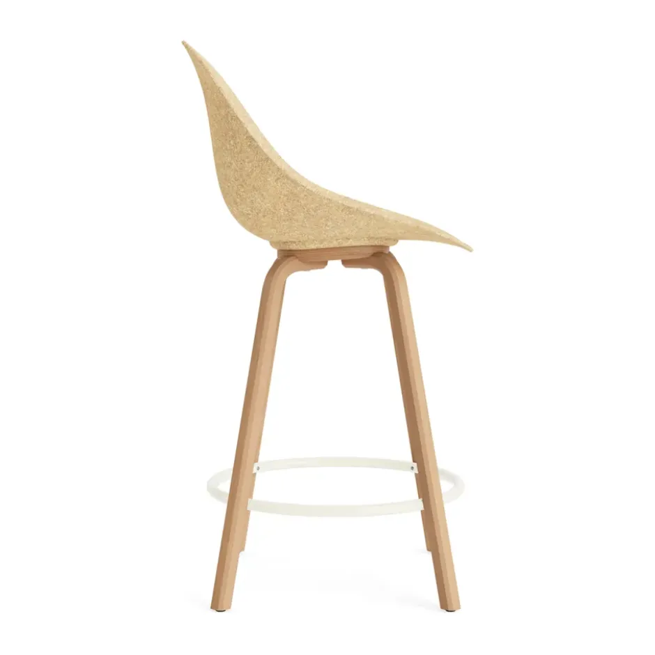Mat Bar Chair baarituoli 65 cm, Hemp-beech-cream steel