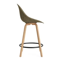 Mat Bar Chair baarituoli 65 cm, Seaweed-pyökki-musta teräs