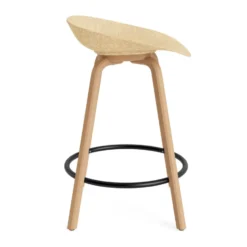 Mat Barstool baarijakkara 65 cm, Hemp-beech-black steel