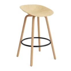 Mat Barstool baarijakkara 75 cm, Hemp-beech-black steel