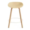 Mat Barstool baarijakkara 65 cm, Hemp-beech-cream steel