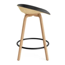 Mat Barstool baarituoli etupuoliverhoiltu 65 cm., Ultra 41599-hemp-beech-black steel
