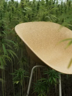 Mat Chair tuoli, Hemp-cream steel