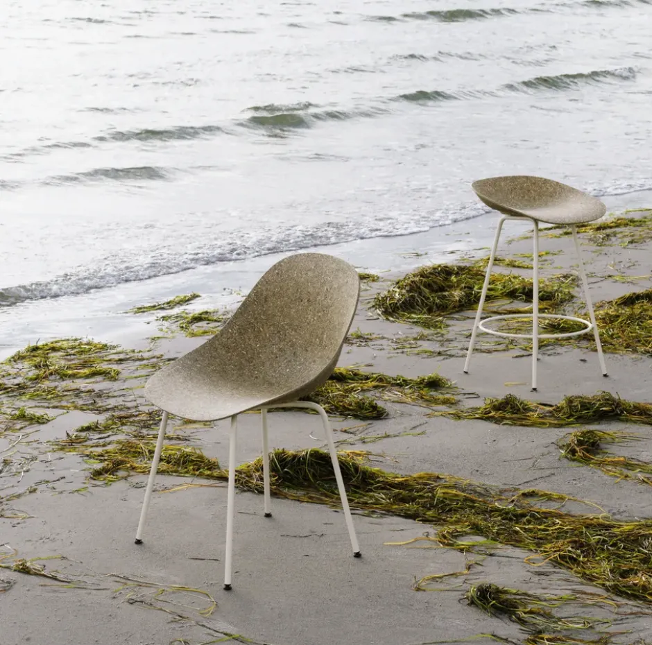 Mat Chair tuoli, Seaweed-cream steel
