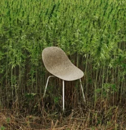 Mat Chair tuoli, Seaweed-cream steel