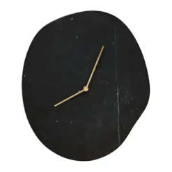 Melt seinäkello 28 x 33 cm, Black marble