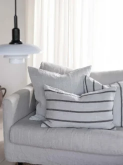 Melvin tyynynpäällinen 40x60 cm, Taupe raita