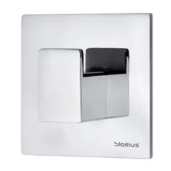 Menoto itsekiinnittyvä koukku 6 x 6 cm, Kiillotettu ruostumaton teräs