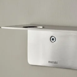 Meraki hylly pullonpidikkeellä ja koukulla, Harjattu teräs