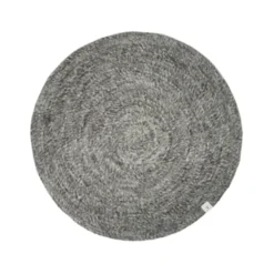 Merino matto pyöreä, Graniitti, 200 cm
