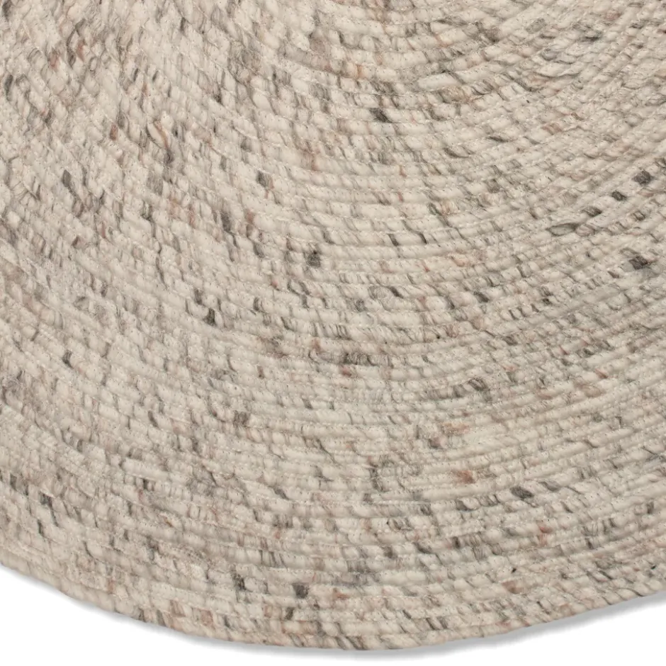 Merino villamatto pyöreä Ø 200 cm, Beige