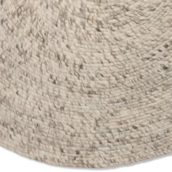 Merino villamatto pyöreä Ø 160 cm, Beige
