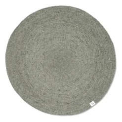 Merino villamatto pyöreä Ø 160 cm, Green
