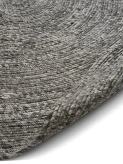Merino villamatto pyöreä Ø240 cm., Grey
