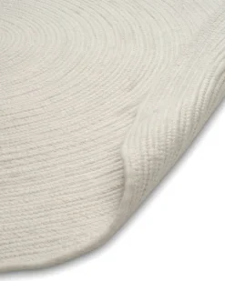 Merino villamatto pyöreä Ø 200 cm, Valkoinen