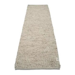 Merino villamatto 80 x 250 cm, Luonnonbeige