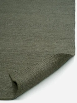Merino villamatto 170 x 230 cm, Tummanvihreä