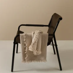 Merlin pellavahuopa 130 x 170 cm, Natural (beige)