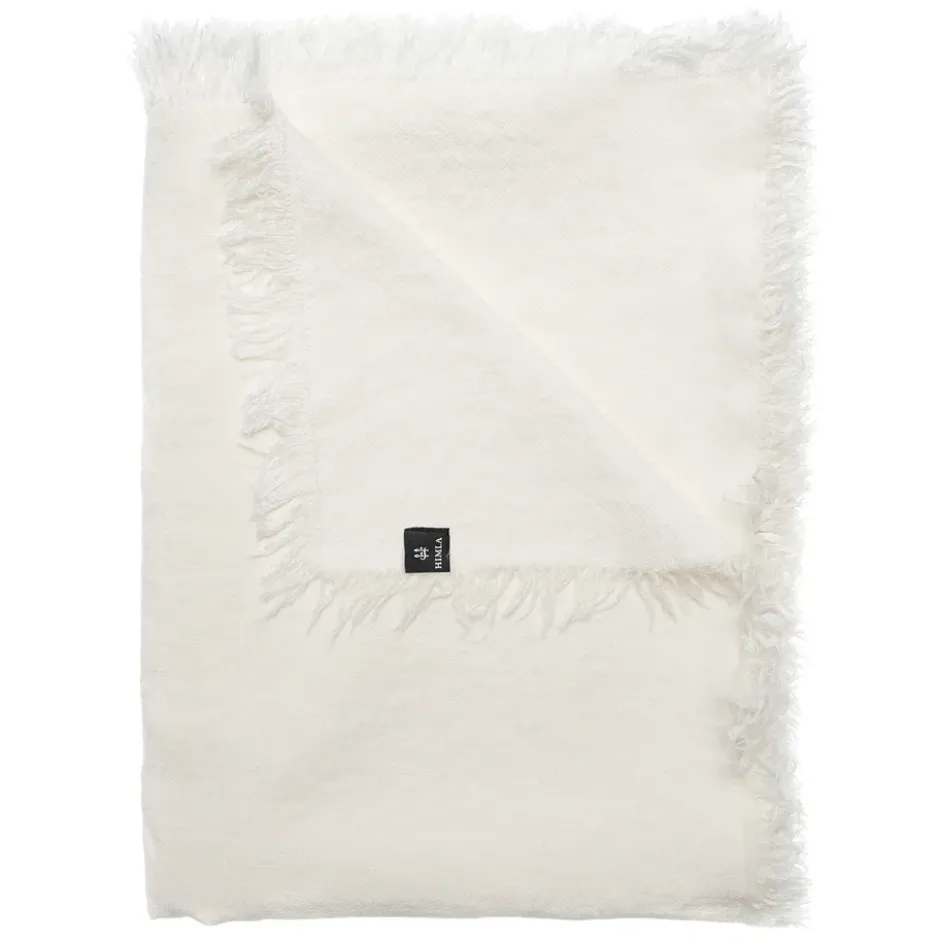 Merlin pellavahuopa 130 x 170 cm, Off-white (valkoinen)