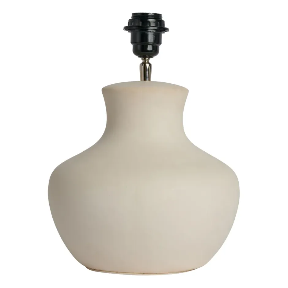 Mia lampunjalka 31 cm, White-ivory