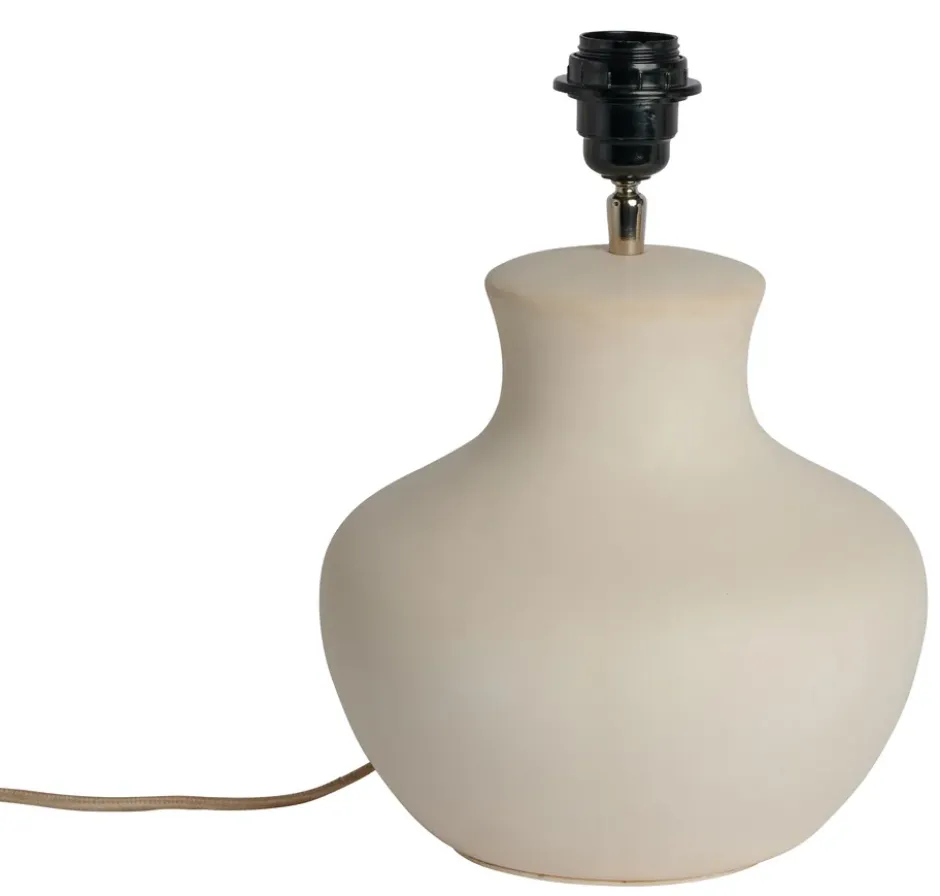 Mia lampunjalka 31 cm, White-ivory