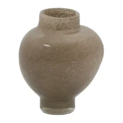 Mila maljakko pieni 19,5 cm, Taupe