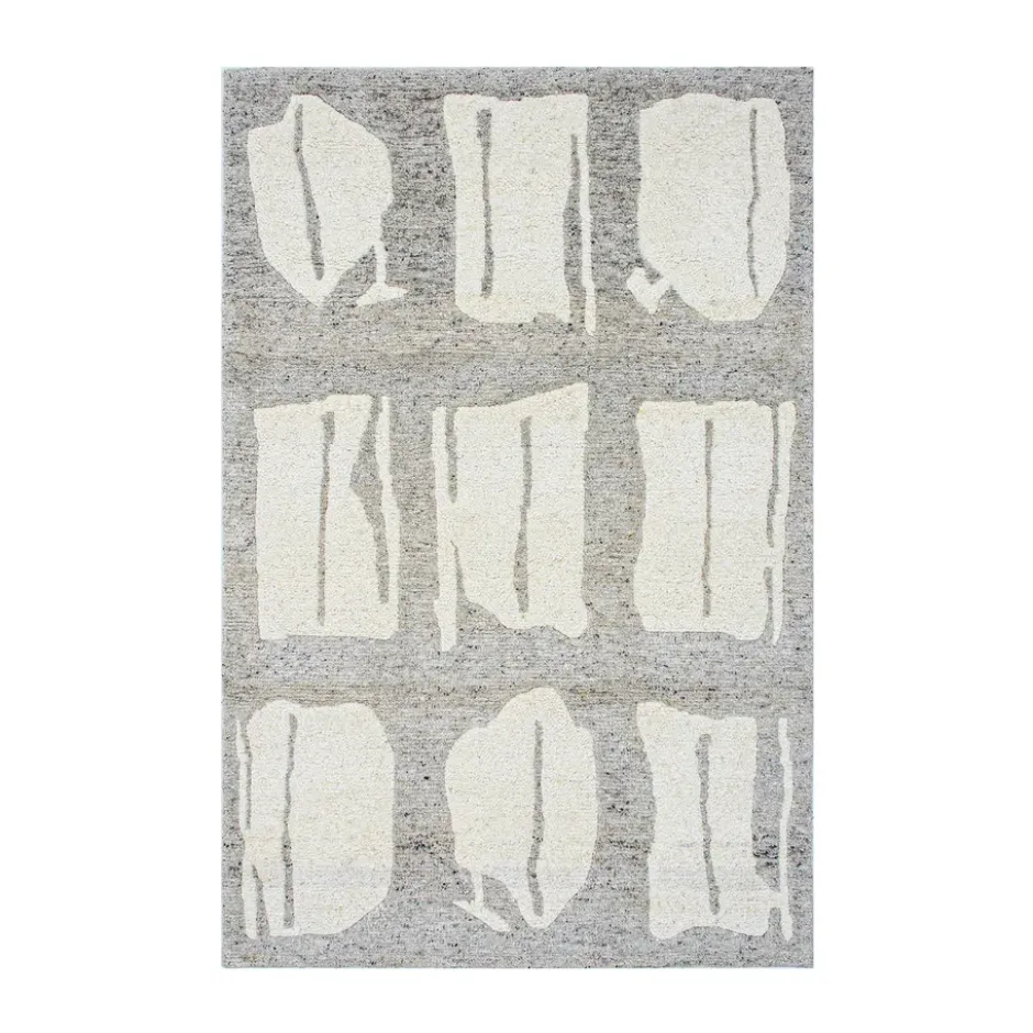 Millinge villamatto, Ivory-grey, 170x240 cm