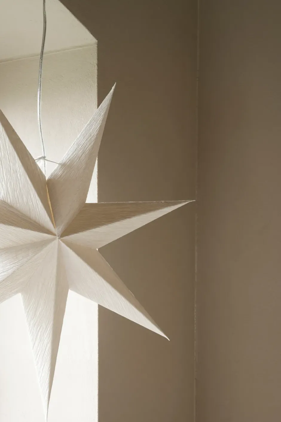 Mira adventtitähti Ø 60 cm, Valkoinen