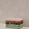 Mist koristetarjotin 15x20 cm, Emerald-off white