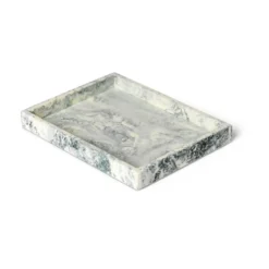 Mist koristetarjotin 15x20 cm, Emerald-off white